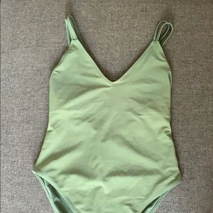 Strappy High Leg One Piece